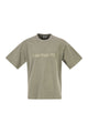 Carhartt Wip Organic Cotton T-Shirt With Spray Effect Logo