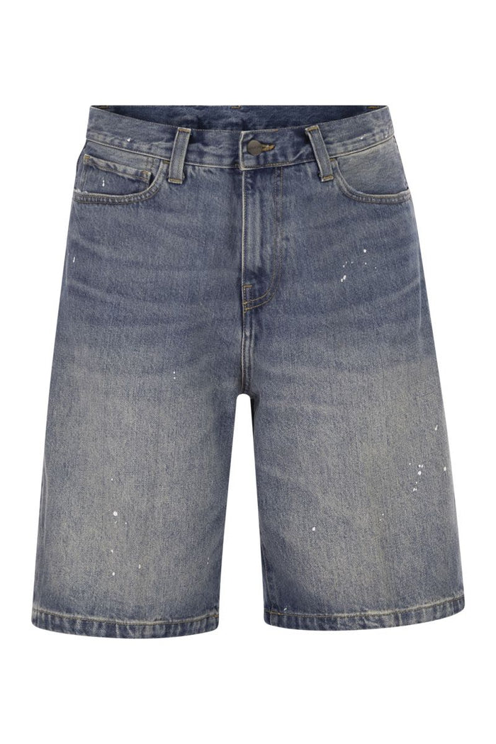 Carhartt Wip Landon Short - Relaxed Fit Washed Denim Shorts