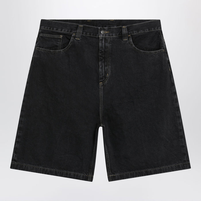 Carhartt Wip Brandon Loosefit Lowrise Denim Shorts In Black