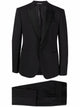 Giorgio Armani Black Virgin Wool Blend Dresses