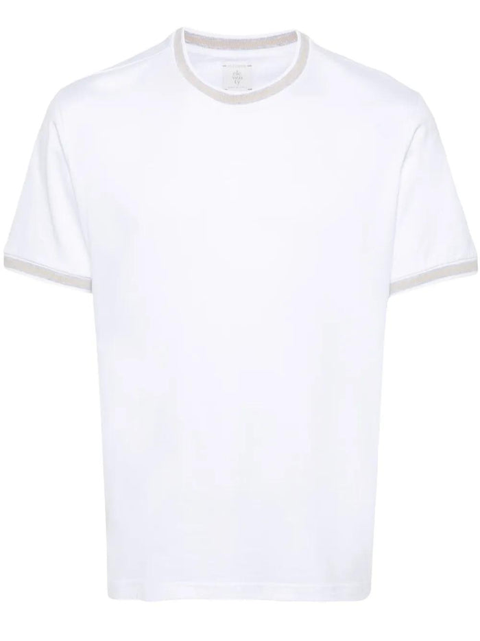 Eleventy Blue Crew-Neck T-Shirt