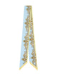Versace Spring Barocco-Print Silk Twill Lavallière