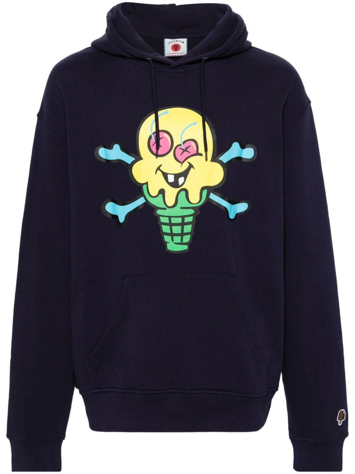 Billionaire Boys Club Cones&Amp;Bones Printed Hoodie