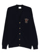 Drôle De Monsieur Blue Navy Merino Wool Sweater