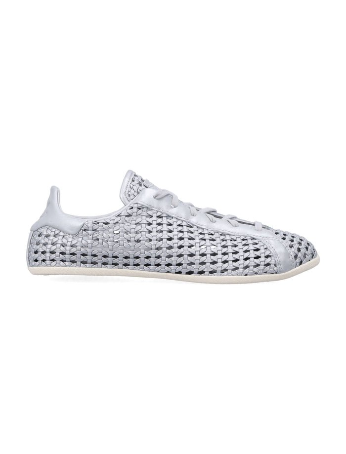 Adidas Originals Adidas Originals Silver Perforated Stan Smith Lo Pro Sneakers