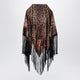 Dolce&Gabbana Silk Shawl With Leopard Print And Fringes