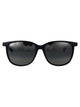 Maui Jim Grey Matte Blue Acetate Sunglasses