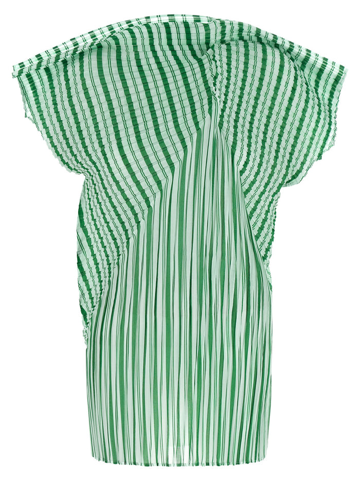 Issey Miyake 'Generic Stripes (Machine Pleats)' Top