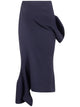 Homme Plisse "Life Form" Volume Midi Skirt