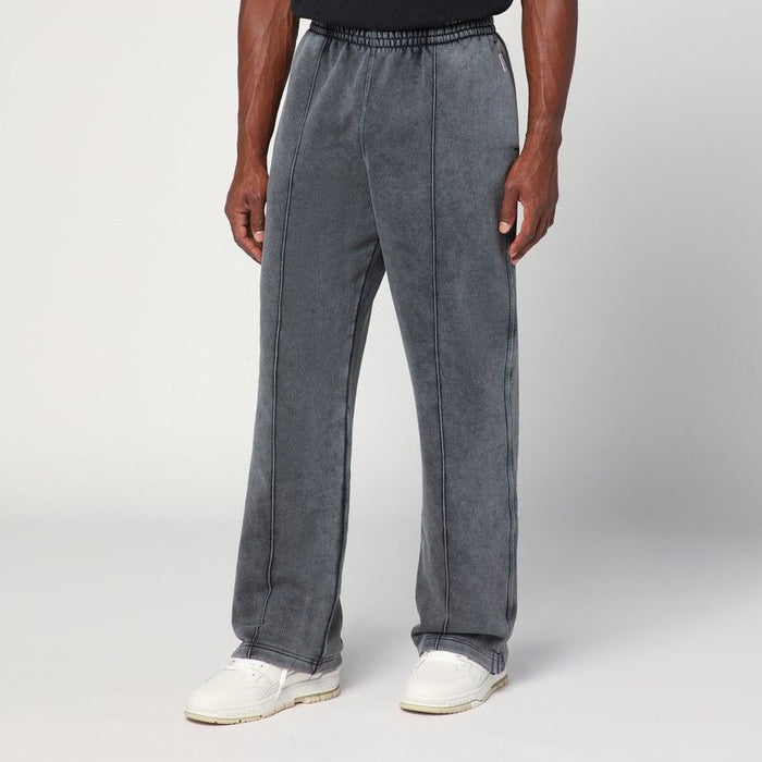 Represent Faded Black Cotton Jogger Pants