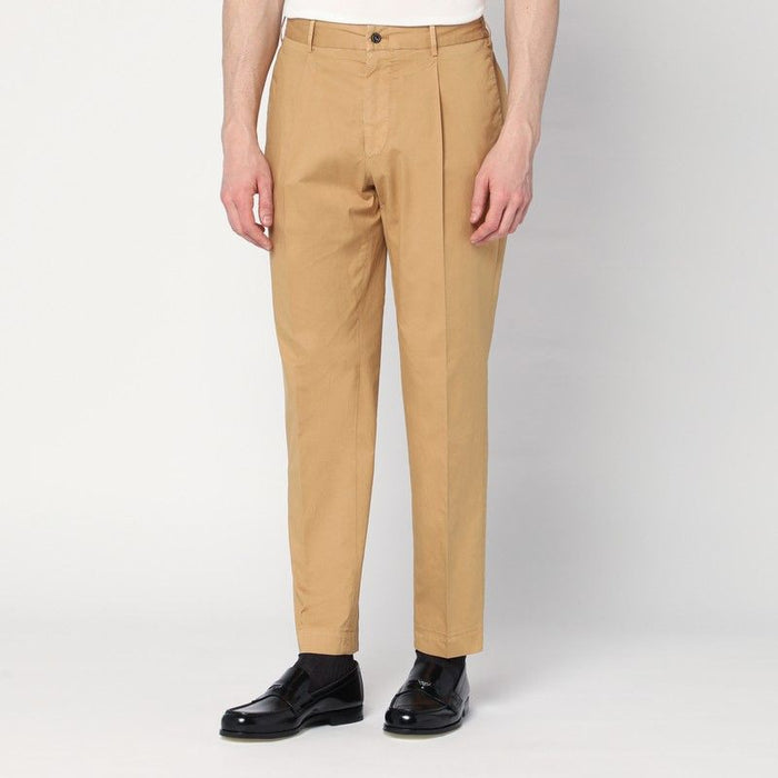 Santaniello  Beige Cotton Trousers