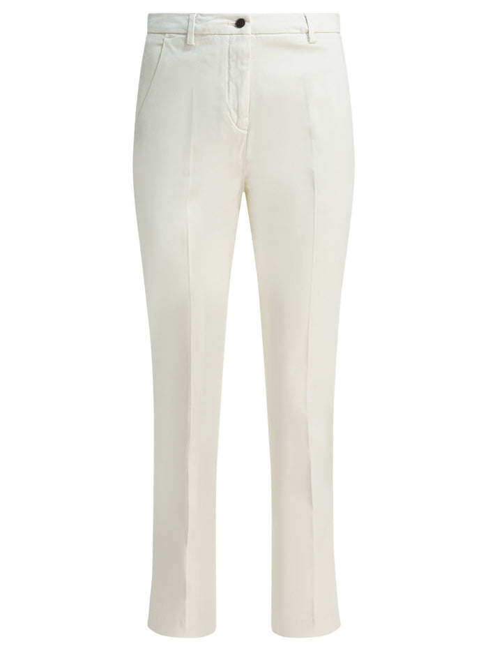 Briglia 1949 Beige Cotton Modal Trousers