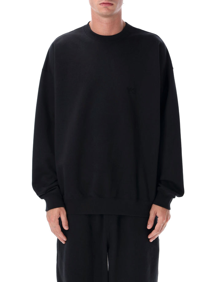 Y-3 Y-3 Brushed Terry Loose-Fit Crewneck Sweatshirt