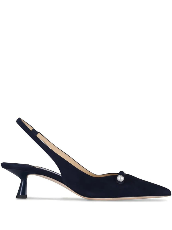 Jimmy Choo Amita Pearl Suede Pumps
