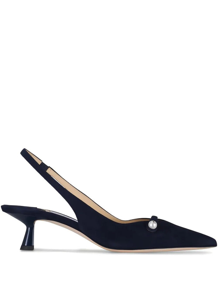 Jimmy Choo Amita Pearl Suede Pumps