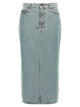 Moschino Rivets Denim Skirt