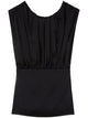 Jil Sander Black Cotton Top