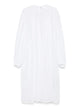 Jil Sander White Pleated Dress
