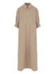 Jil Sander Beige Cotton Dress