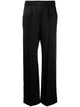 Jil Sander  Black Satin Palazzo Pants
