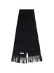 Jil Sander Black Wool Scarf