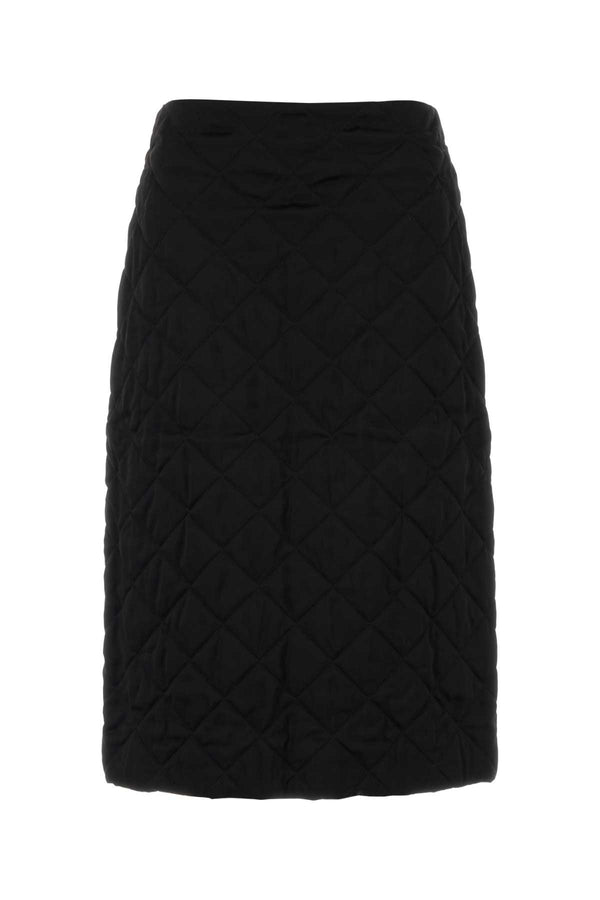Jil Sander Black Viscose Skirt