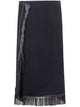 Jil Sander Midi Skirt With "Fringes"