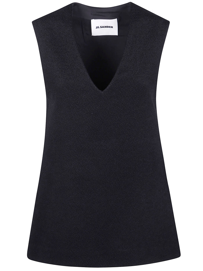 Jil Sander "V Neck Sleeveless" Top