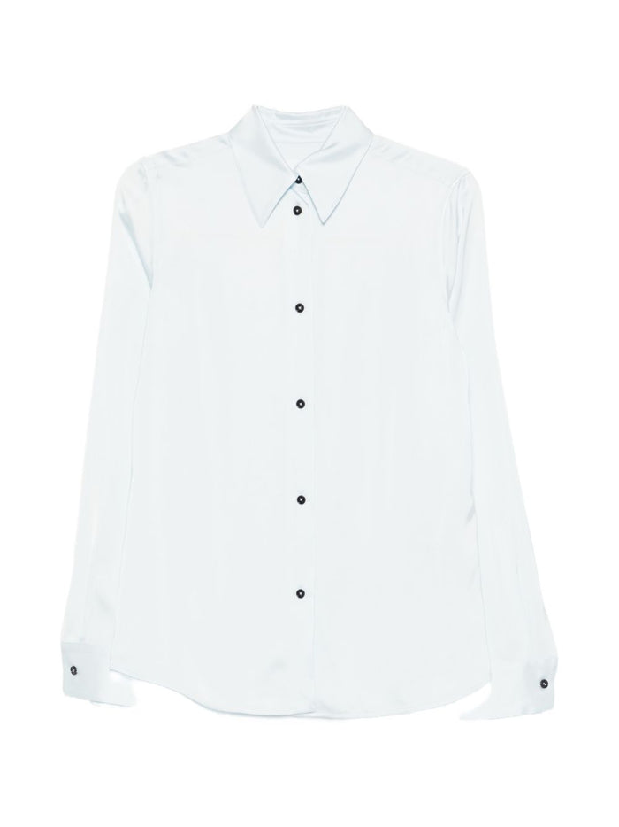 Jil Sander Clear Blue Viscose Shirt