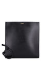 Jil Sander Black Leather Large Tangle Shoulder Bag