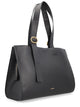Jil Sander Black Leather Totes Shopping Bag