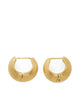 Jil Sander Gold Brass Jewelry
