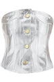 Ganni Organic Cotton Denim Corset