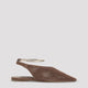 Jil Sander Brown Goat Leather Sling Back