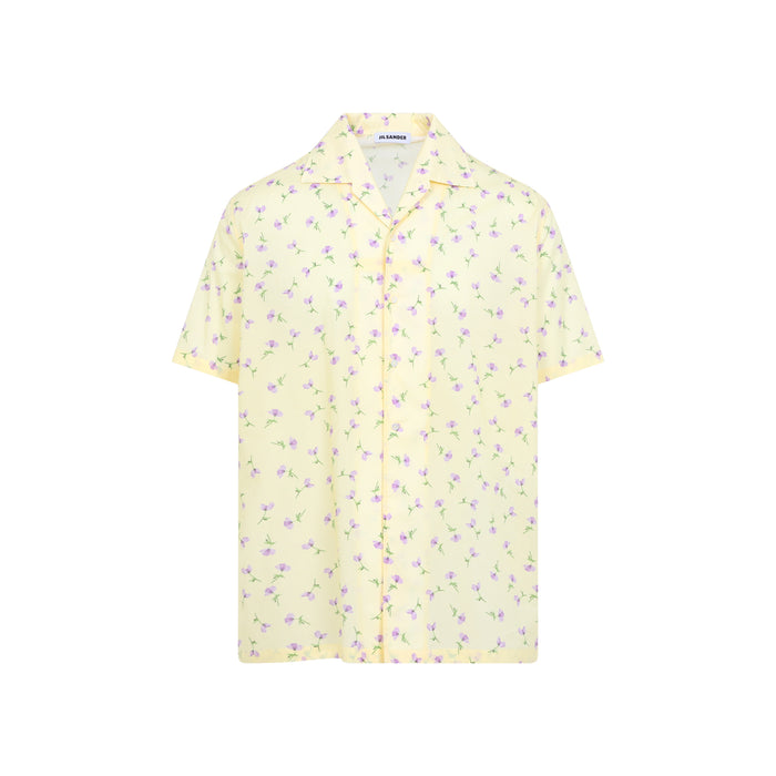 Jil Sander Yellow Cotton Shirt