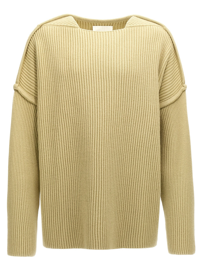Jil Sander Geometric Neckline Sweater