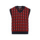 Jil Sander Red Sleeveless Knitted Vest