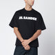 Jil Sander Black Boxy T-Shirt With Logo
