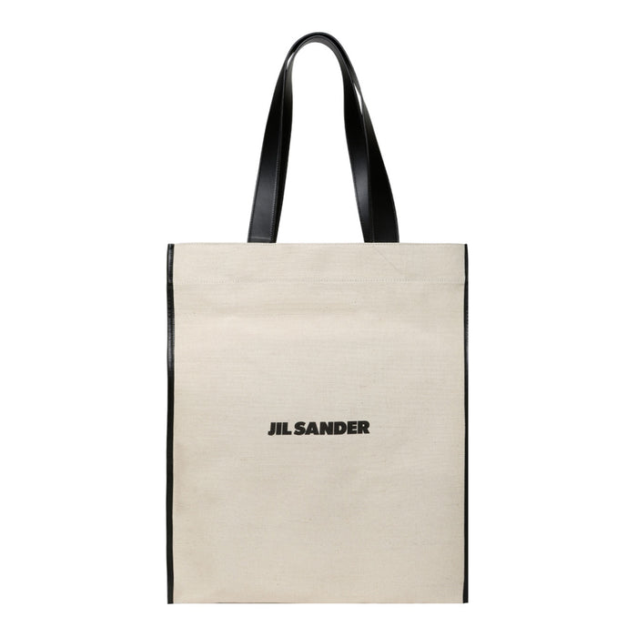 Jil Sander Men Nude Cotton Blend Bag