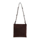 Jil Sander Chocolate Plum Tangle Silm Bag