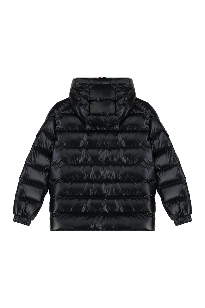 Moncler Kids Ganzoring Hooded Full-Zip Down Jacket