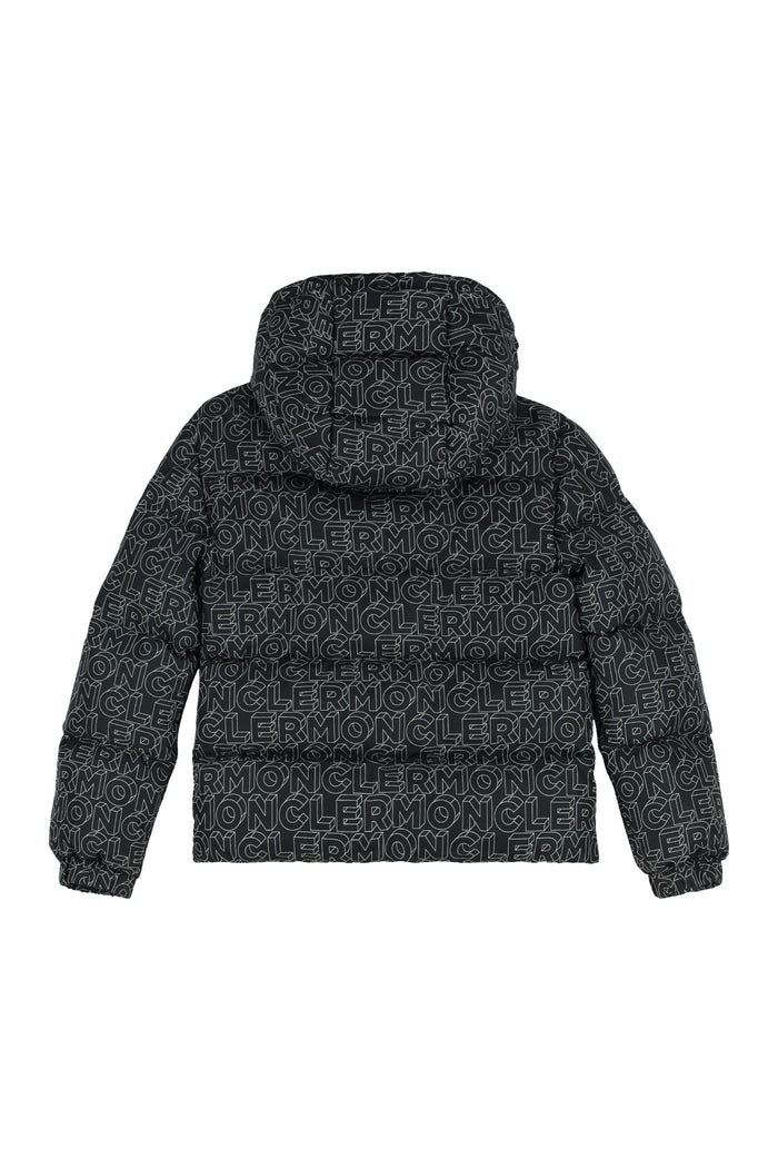 Moncler Kids Fergus Hooded Nylon Jacket