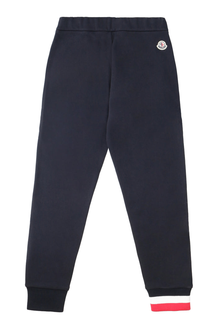 Moncler Kids Logo Print Sweatpants