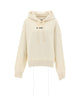 Jil Sander Ivory Cotton Oversize Sweatshirt