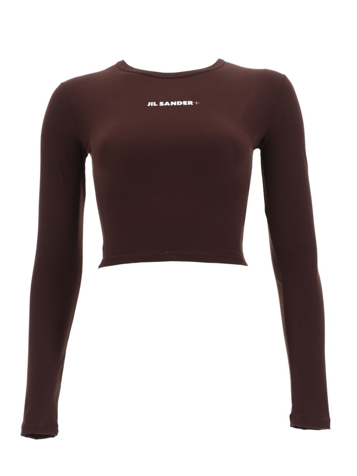 Jil Sander Cropped Top With Logo