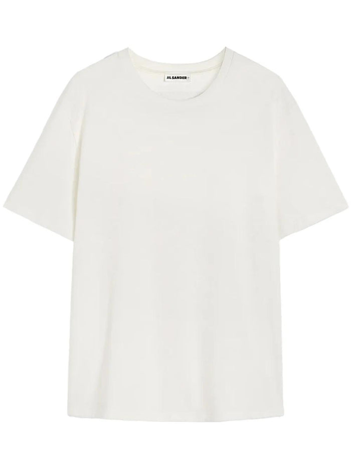 Jil Sander White Cotton T-Shirts