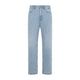 Jil Sander Marble Blue Cotton Jeans