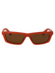 Jacquemus Matt Metallic Coffee/ Gold/ Brown Acetate Sunglasses
