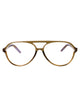 Jacquemus Brown/ Light Gold/ Optical Acetate Glasses