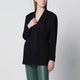Tagliatore Doublebreasted Blazer In Black Cady